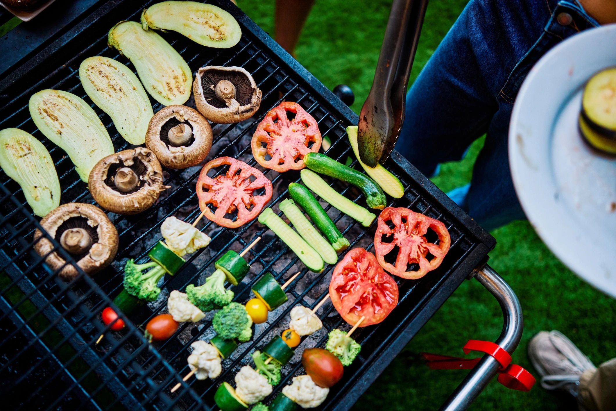 Fresh garden vegetables in a kitchen setting